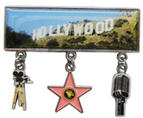 Hollywood 3-Dangle Magnet Camera/Star/Microphone