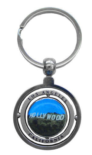 Hollywood Sign Spinning Keychain