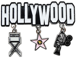 Hollywood 3-Dangle Magnet Chair/Star/Camera