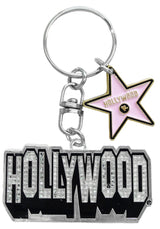 Hollywood Letters Magic Glitter Keychain