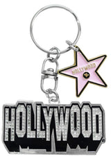 Hollywood Letters Magic Glitter Keychain