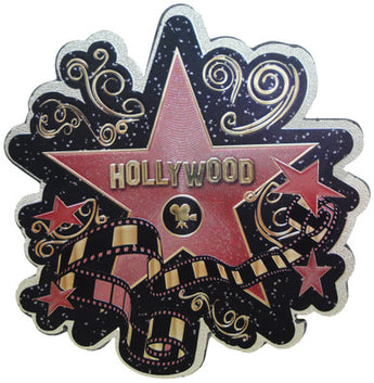 Hollywood Foil Cinema Star Magnet