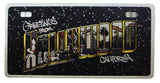 Hollywood Foil License Plate Magnet