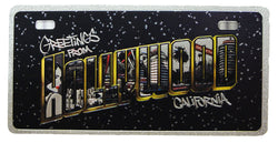 Hollywood Foil License Plate Magnet