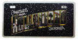Hollywood Foil License Plate Magnet