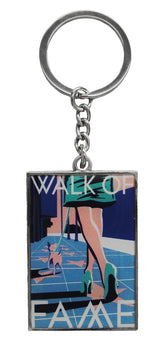 Hollywood Walk of Fame 3MM Colorful Keychain