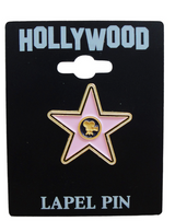 Hollywood Pink Star Lapel Pin