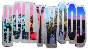 Hollywood Foil Letters Photo Magnet