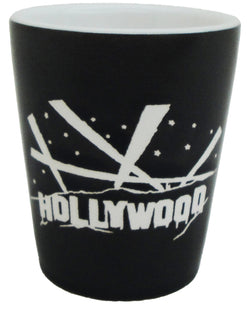 Hollywood Black Marble Shotglass