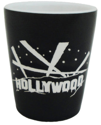 Hollywood Black Marble Shotglass