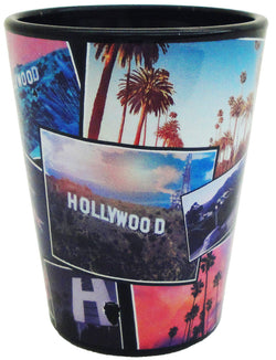 Hollywood Photo Collage Shotglass