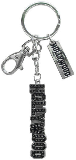 Hollywood Rhinestone Letters Keychain