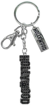 Hollywood Rhinestone Letters Keychain
