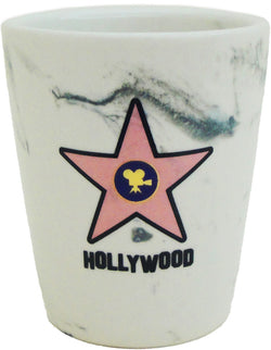 Hollywood Star Marble Line Shotglass