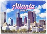 Atlanta Skyline Regular Photo Magnet Day - Capturing the City's Charm