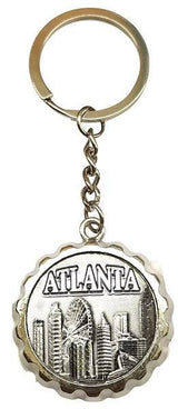 Atlanta Steel Keyring Bottle Opener Cap