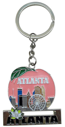 Atlanta Toy Sliding Keyring Peach