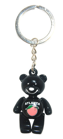 Atlanta Toy Bear Keyring Black