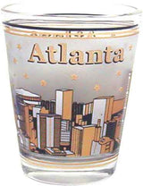 Atlanta Black & Gold Skyline Shot Glass