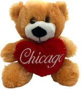 Chicago Plush Bear Lt. Beige