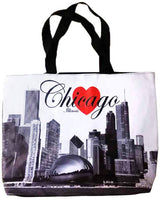 Chicago B&W Tote Bag