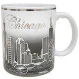 Chicago Skyline 11oz Cup with Silver Accents