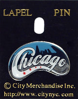 Chicago Chrome Lapel Pin