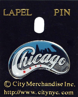 Chicago Chrome Lapel Pin