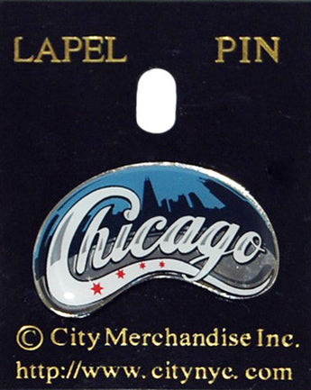 Chicago Chrome Lapel Pin