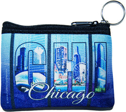 Chicago Purple Coin Purse