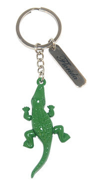 Florida Alligator Keychain Toy - Green with Tag