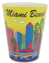 Florida Miami Yellow Shotglass