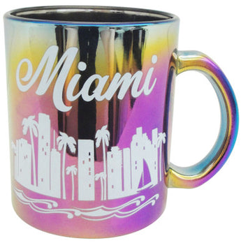 Florida Miami 11oz Cup Laser Electroplated
