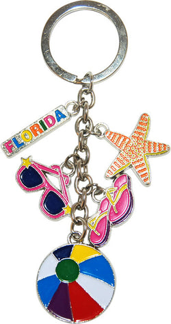 FLORIDA DANGLE K/R STARFISH Set: Sunglasses, Ball, Flip Flo