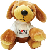 Florida Plush Brown Puppy with Shirt