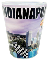 Indianapolis Photo Ceramic Shot Glass