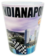 Indianapolis Photo Ceramic Shot Glass