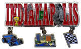 Indianapolis Dangle Magnet