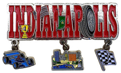 Indianapolis Dangle Magnet