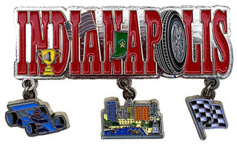 Indianapolis Dangle Magnet