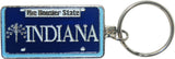 Indiana License Plate Keyring