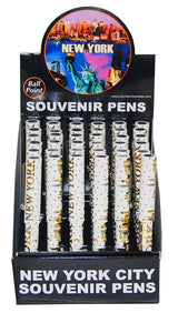 Night Skyline White Ballpoint Pen: Elegant Design for Writing Under the Stars