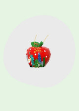 X-MAS Poly Ornament Apple with Skyline