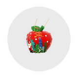 X-MAS Poly Ornament Apple with Skyline