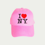 I Heart NY Pink Hat - Embroidered Logo