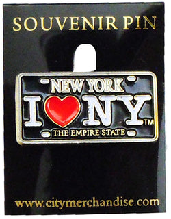 Black LAPD Pin License Plate ILNY