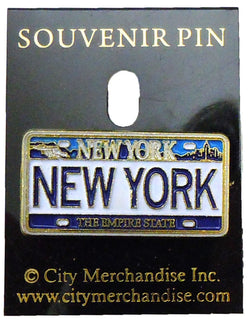 New York License Plate Lapel Pin - Classic and Stylish Accessory