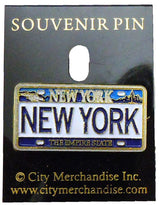 New York License Plate Lapel Pin - Classic and Stylish Accessory