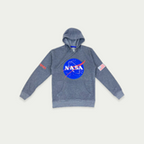 NASA Logos Patch Sweatshirt/Hoodie (Gray)
