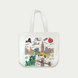 New York Sketch Tote Bag